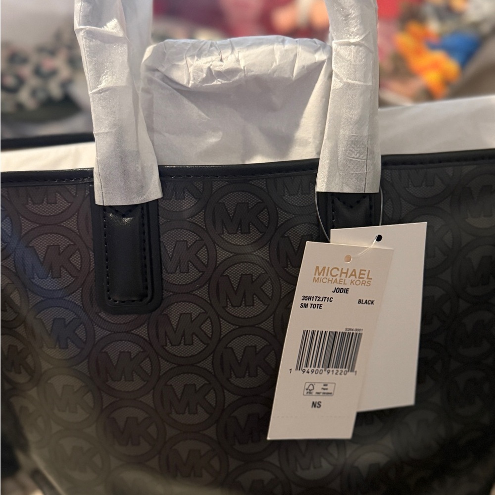 Michael Kors Black Monogram Tote